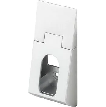 Držák šatní tyče Niobe, Zamak, matně chromovaný lak