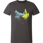 triko pánské krátké ALPINE PRO BOLEN s COOL DRY šedé Varianta: XXXXL