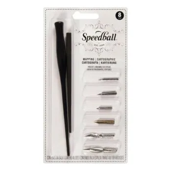 Umělecký štětec Kaligrafická sada Speedball 6+2ks 2965