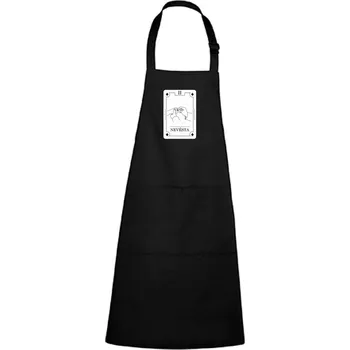 Kuchyňská zástěra Zástěra s potiskem Nevěsta tarot Barva zástěry: Černá