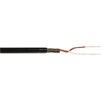elektrický kabel Tasker Mikrofon Kabel na Cívce 2x 0.08 mm² 100 m Černá