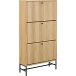 Výklopný botník v dekoru dubu v přírodní barvě 72x140x25 cm Albany – Actona ID_1730252