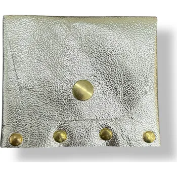 Peněženka HOT CONTENTS LEATHER měkká kožená peněženka ve zlaté barvě - 1.