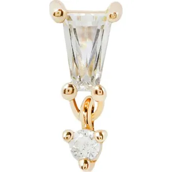 Piercing Buddha jewelry Buddha jewelry Bezzávitová koncovka piercingu YVES DANGLE ze 14 kt zlata 585/1000 Barva: Žluté zlato