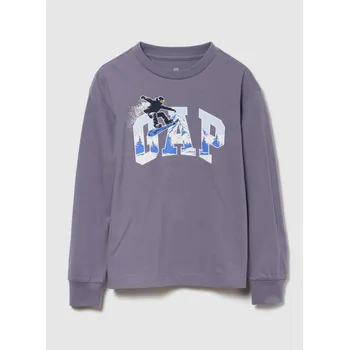Chlapecké tričko Dětské triko GAP s logem GAP fialová 3483007