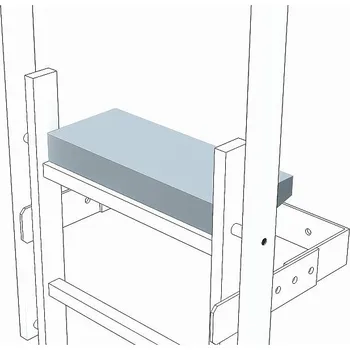 Žebřík ZARGES Výstupový schod, 40945, Materiál: hliník