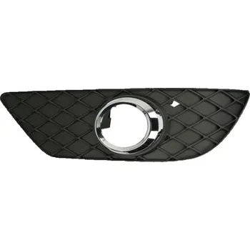 Nárazník BLIC Mřížka nárazníku P (s rámečkem, s otvory pro halogeny, chrom/černá mat) MERCEDES TŘÍDY C W204 03.11-12.13