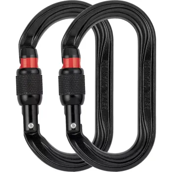 Horolezectví karabiny PETZL Oxan Screw-Lock 2-Pack black