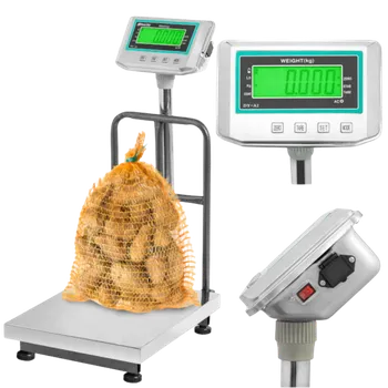 Průmyslová váha TCS do 350 kg/50 g 45x60 cm s opěrou