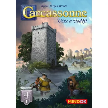 Desková hra Mindok Carcassonne rozšíření 4: Věže a zloději