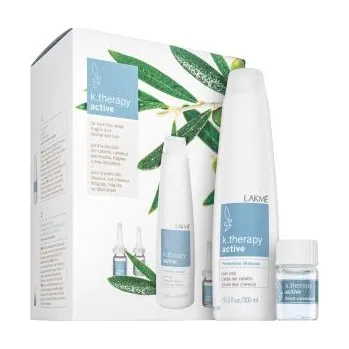 Přípravek proti padání vlasů Lakmé K.Therapy Active Pack sada proti vypadávání vlasů 300 ml + 8 x 6 ml