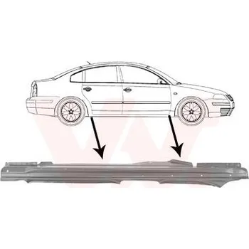 Prah karosérie Nástupní panel VAN WEZEL 5836104