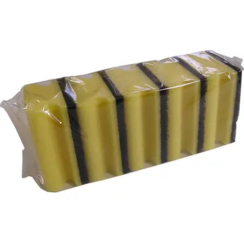 Houbička vernatshop Houbička na nádobí Super tvar 5ks, žlutá, 9 x 7 x 4,5 cm