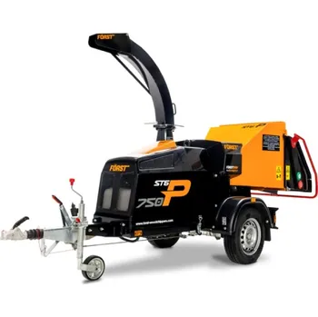 Drtič větví Štěpkovač větví Först ST6P, benzínový štěpkovač na větve do průměru 150 mm