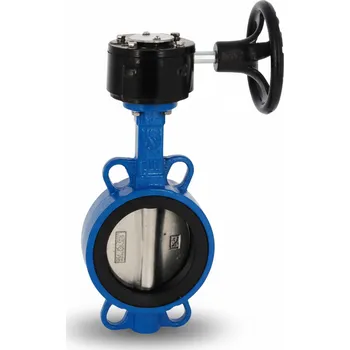 Instalatérský materiál 1123 (GGG40/CF8M/EPDM) Klapka mezipřírubová s ruční převodovkou Dimenze (DN): DN 500