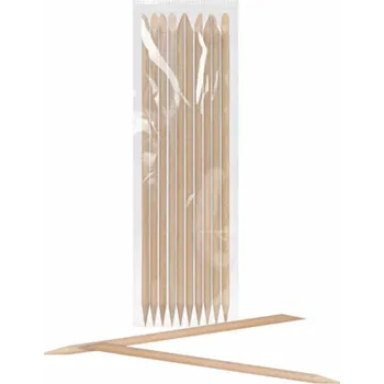 Staleks Orange Expert Wooden Stick 150 mm - Tyčinky na manikúru 10 ks