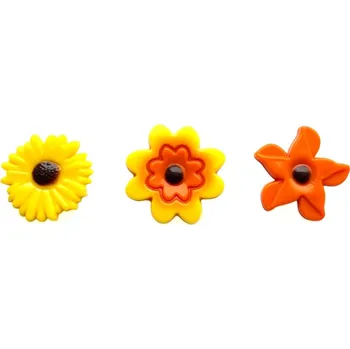 Čokoláda Čokoládová dekorace květinový set 42ks