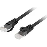 LANBERG Patch kabel CAT.6 UTP LSZH CU 5M černý Fluke Passed PCU6-10CU-0500-BK