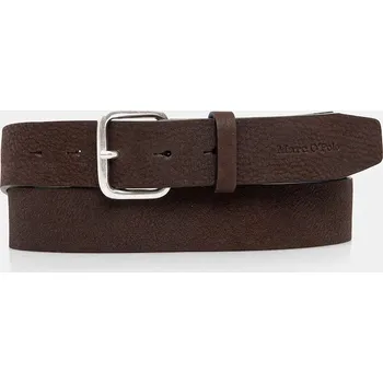 Módní doplněk Nubukový pásek Marc O'Polo 5000009124 hnědá 88X, vel. 100