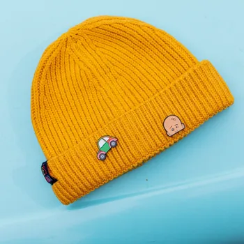 Čepice Eliška Podzimková Čepice Plešouní dětská - žlutá
