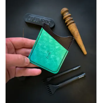 Peněženka The Wolf Notti minimalistická peněženka - tyrkysová