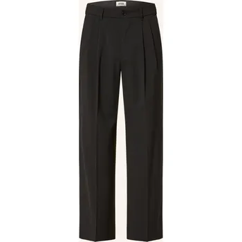 Pánské kalhoty Drykorn Pánské Chino Kalhoty Leek_Wide Wide Fit, černá, 31