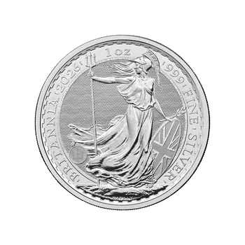 Britannia (2026) - 1 Oz - stříbrná investiční mince