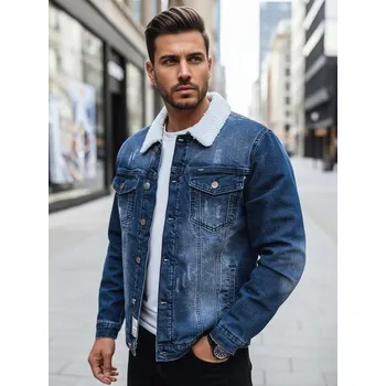 Dstreet Originální modrá přechodná džínová bunda