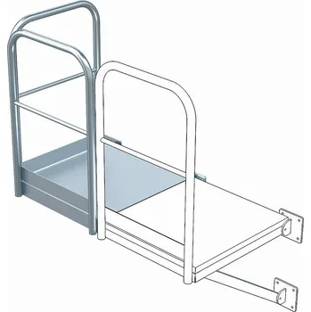 Žebřík ZARGES Základní podesta, 43275, Materiál: pozinkovaná ocel