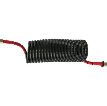 Přislušenství brzdového systému Pneumatická spirálová hadice pro vzduchové brzdy 20 závitů žlutá