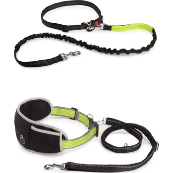 Vodítko pro psa CAMON OPASEK S PRUŽNÝM VODÍTKEM Barva: M-L, Velikost: 120-170 cm