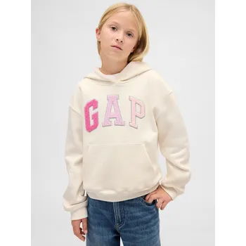 Chlapecká mikina Dětská mikina GAP s logem GAP modrá | krémová 3483019