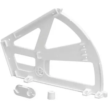 Botník Botníkové sklopné kování pro 2 přihrádky, min. šířka 250 mm, plast bílý