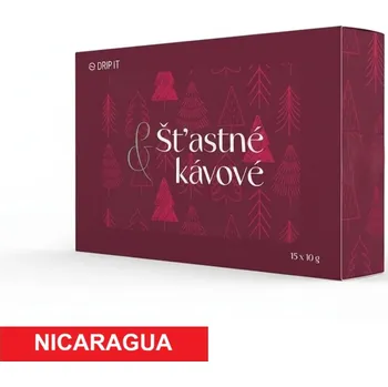 Káva Vánoční edice kávy ve filtru – Nicaragua 15 káv balení 15 káv ve filtru
