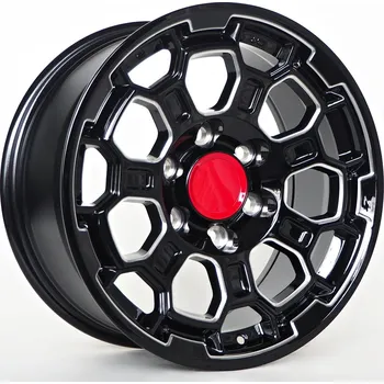 Alu kolo Alu kola Replica OF17 (4X4) 8X17 6X139,7 ET25 106,1 Black Milling