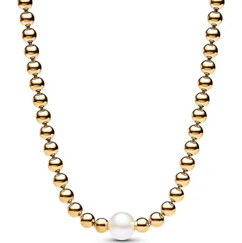 Módní doplněk Pandora Náhrdelník s perlou Shine Timeless 363176C01-45 + 2 měsíce na vrácení zboží