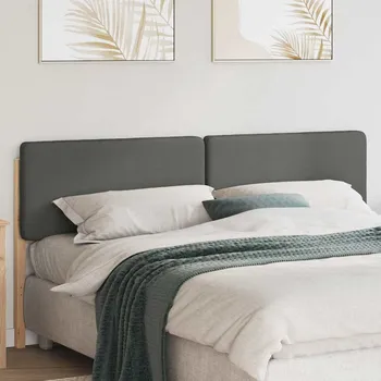 Čalouněné čelo postele s čelo Hnědá a světle šedá 180 cm