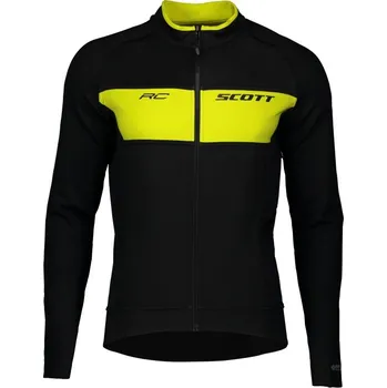 cyklistický dres Scott Jacket M's RC Warm Reversible WB blck/sul yel Velikost: M