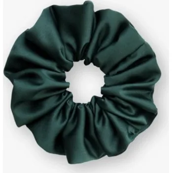 MURU Saténová gumička velká - zelená matná