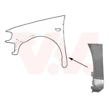 Blatník karosérie Blatník VAN WEZEL 5824155