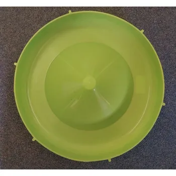 krmítko pro hospodářská zvířata Náhradní spodní miska pro závěsné krmítko Gaun pro slepice, drůbež na 4 kg