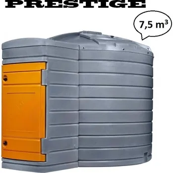 Nádrž na naftu dvouplášťová s velkou distribuční skříní SWIMER 7500 l verze PRESTIGE