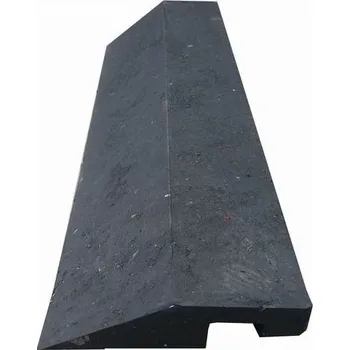 Chov hospodářského zvířete Nájezd nízký s horním zámkem 40 x 10 x 2,2 cm pro stájové plastové rohože