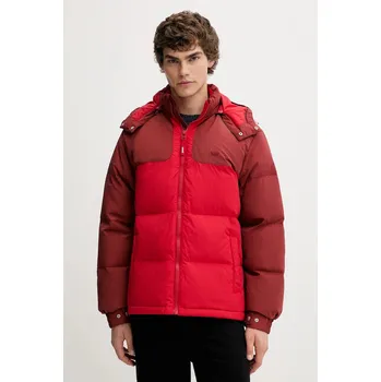 Péřová bunda Levi's pánská, béžová barva, zimní, A8557 33A, vel. XL