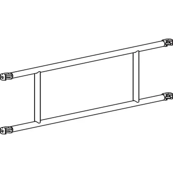 Lešení ZARGES Zábradlí, 42956, Výška (m): 0,55
