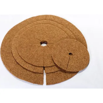 Mulčovací textilie Kokosový disk mulčovací kruh průměr 25 cm k ovocným stromům