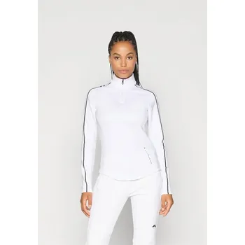 Pánské tričko J.Lindeberg Nefe Quarter Zip tričko - 0 - bílá - XL