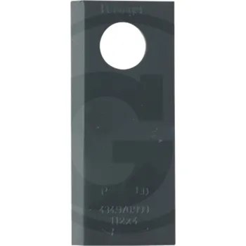 Nůž pravý Durastar na diskové sekačky Pöttinger Novacat a Novadisc 112 x 49 x 4mm original