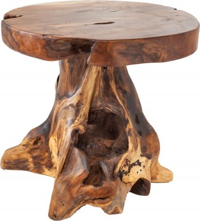 Odkládací stolek ROOT 40 CM masiv teak
