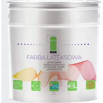 barva na zeď Latexová Barva na stropy a stěny I SEE 2 l BARVA LATEKSOWA H0181 matná